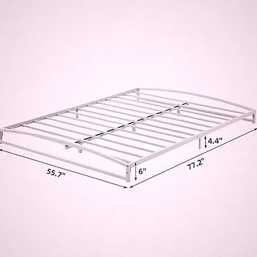 6/10Inch Sturdy and Durable Bed Frame Low Profile Mattress Foundation Noise-Free