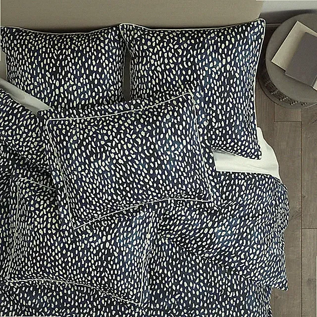 Ballard Designs Thandie Watercolor Printed Duvet Cover