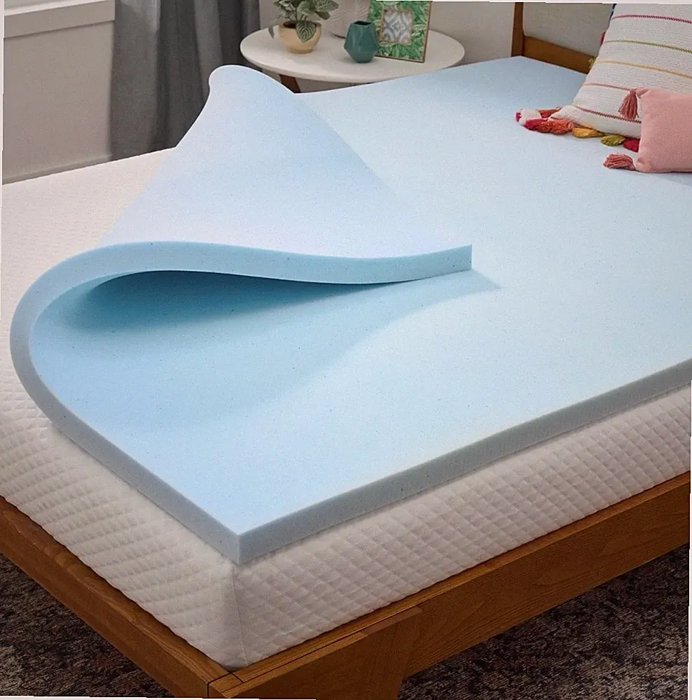 Linenspa 2 Inch Gel Infused Memory Foam Mattress Topper - Twin Size - LS20TT30GT