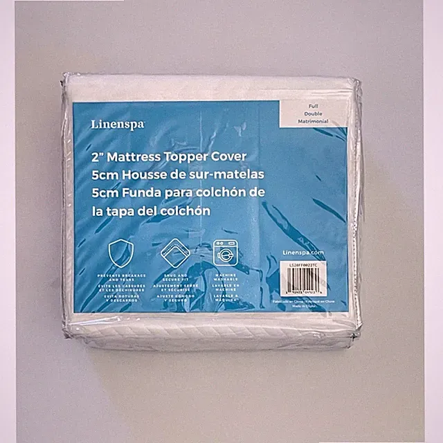 Linenspa 2 Inch Mattress Topper -Cover Full