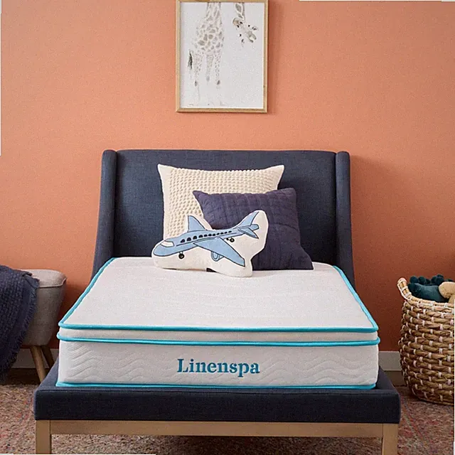 Linenspa 8 Inch Memory Foam Spring Hybrid Mattress Twin XL