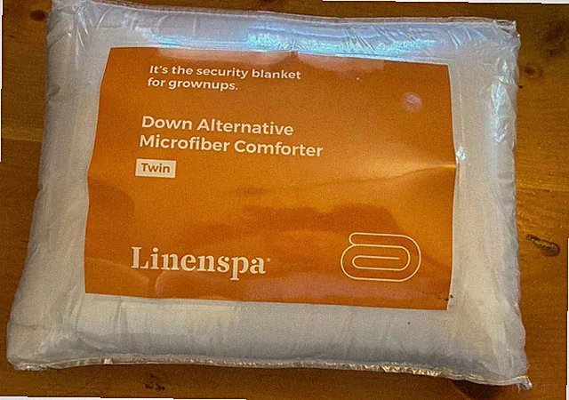 LINENSPA Down Alternative Microfiber Comforter TWIN NEW