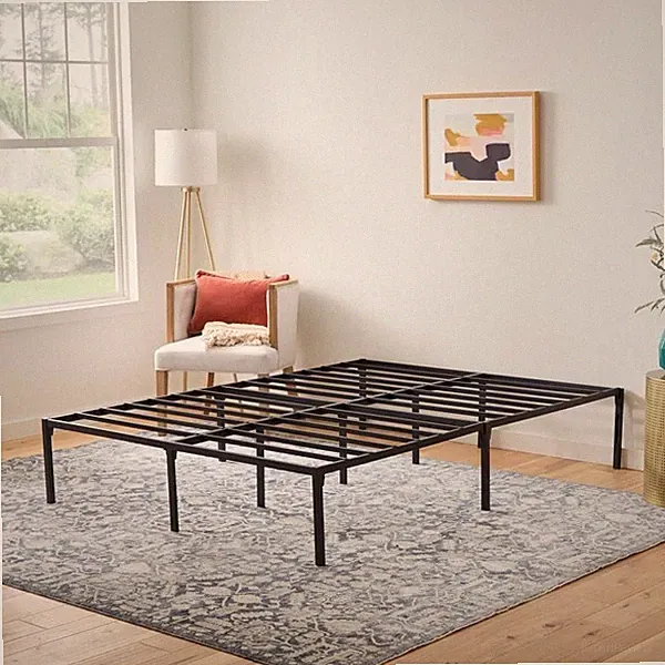Linenspa Heavy Duty Metal Platform Bed Frame - No boxspring needed