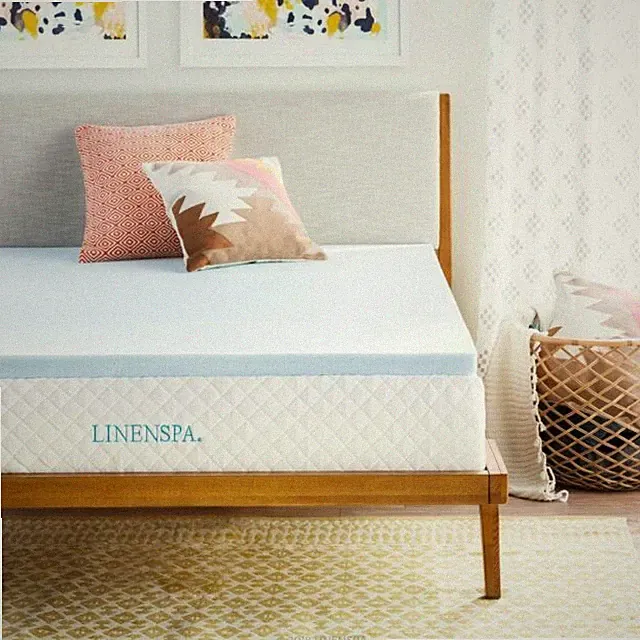 Linenspa LS20QQ30GT GEL Infused Memory Foam Mattress Topper