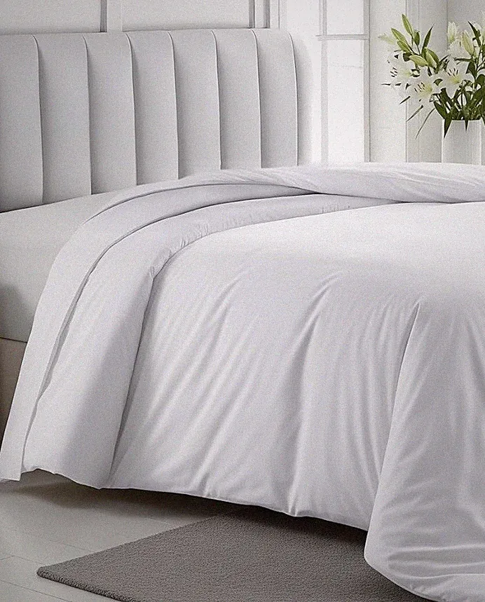 Linenspa Microfiber White Duvet Cover Dorm Room Twin/Twin XL
