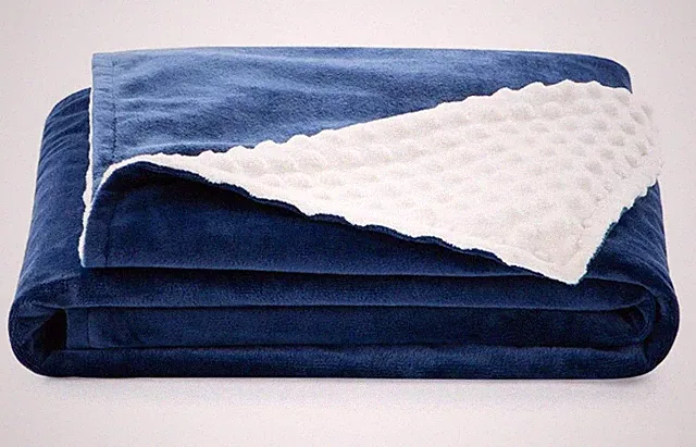 Linenspa Minky and Sherpa Zippered Duvet Cover for Weighted Blanket, 36in X 48in