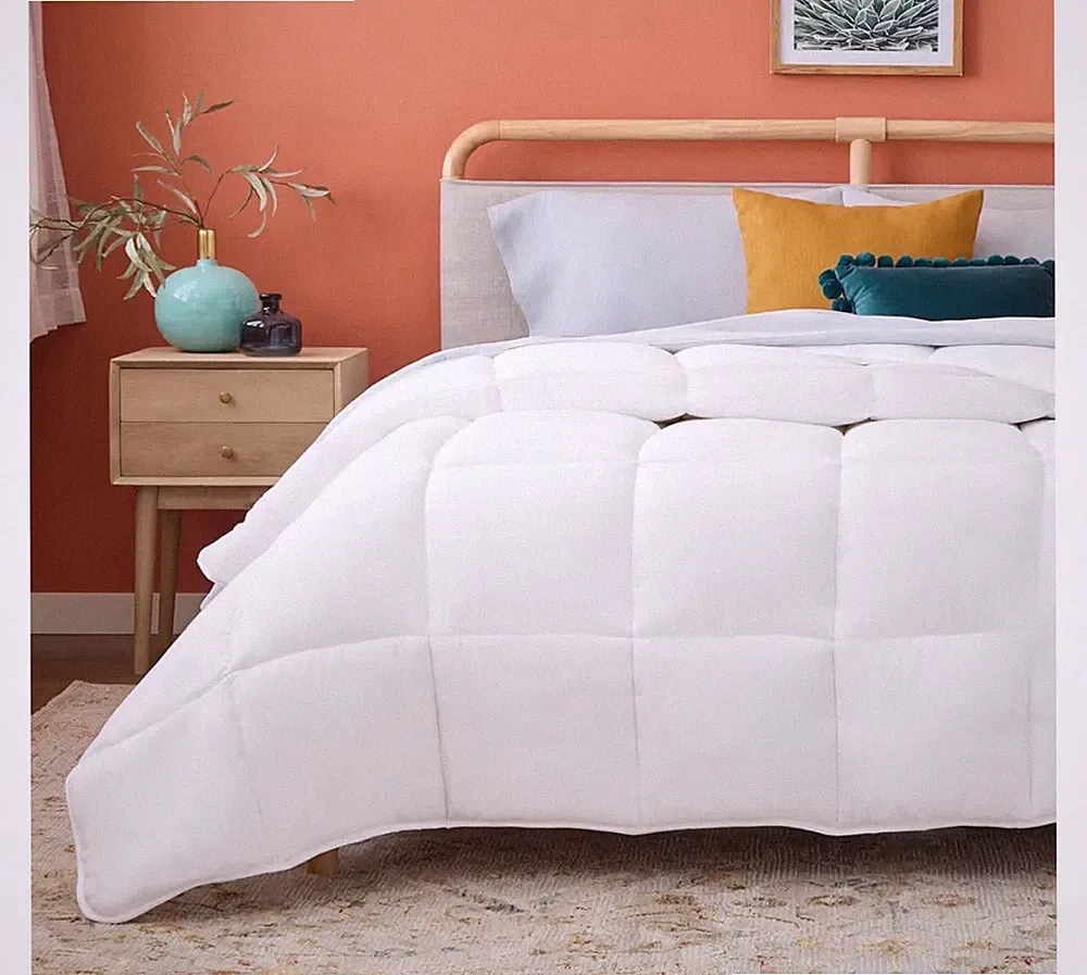Linenspa-White duvet padding/duvet filling, for all year, box seams, Queen size