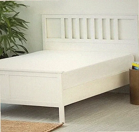 Linenspa White Twin TopTight Premium Fabric Mattress Protector - 100% Waterproof