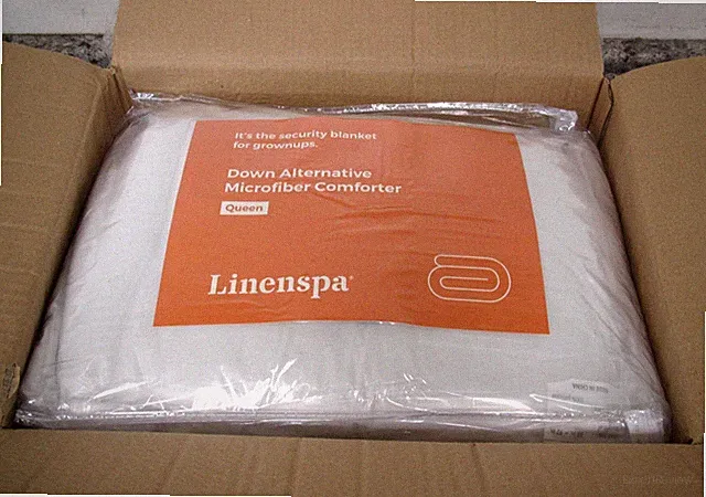 New Linenspa LS70QQMICO White Queen Down Alternative Microfiber Comforter