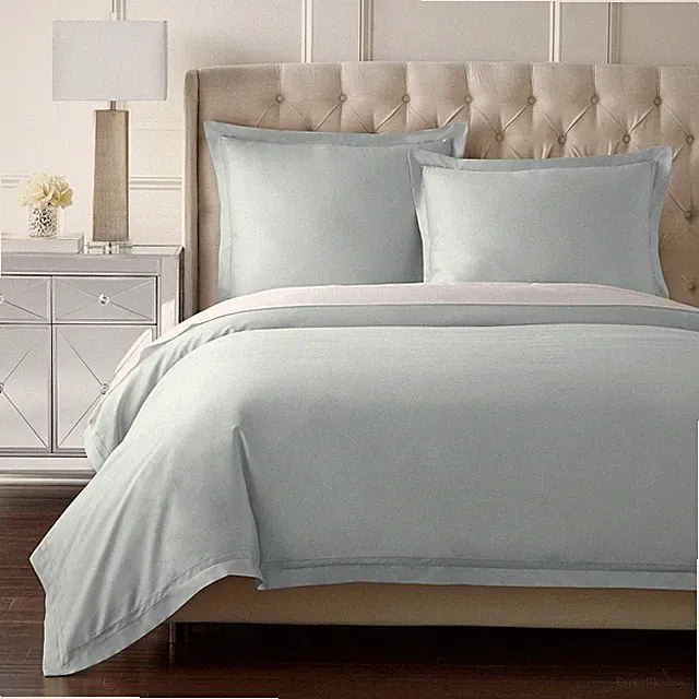 Pure Parima 100% Egyptian Cotton Queen Size Yalda Duvet Cover Set - Spa