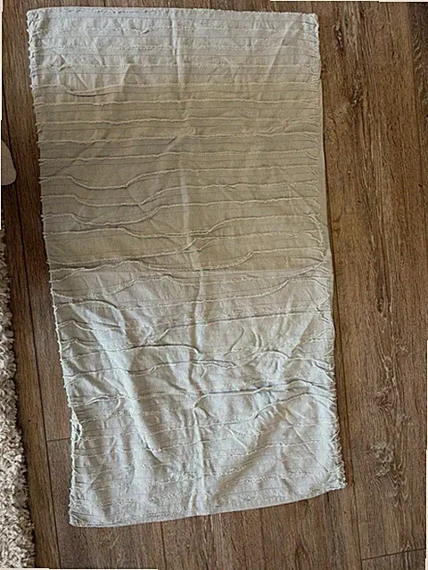Set of 2 Pottery Barn Pillow Shams Standard Cotton Linen Spa Blue