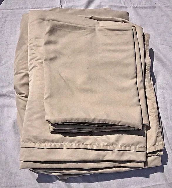 SpaLena Authentic Spa Linen King Sheet Set Microfiber 4-piece DEEP Pockets Beige